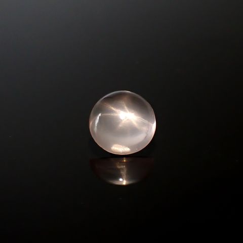 スターローズクォーツ(宝石名スター・ローズ・クォーツ)マダガスカル産 3.48ct 識別済[250330023]10x10mm前後