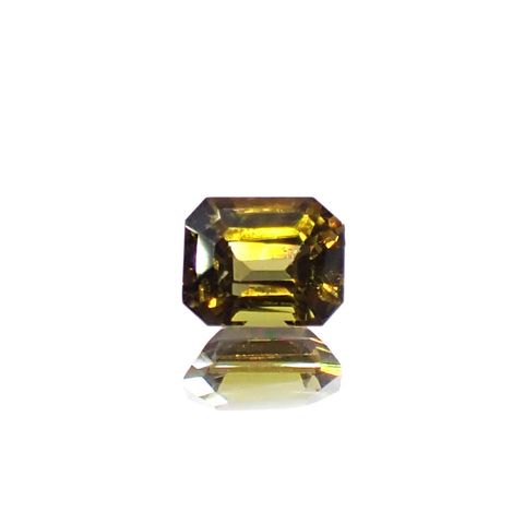 クリノゾイサイト(宝石名クリノゾイサイト)パキスタン産 0.41ct 識別済[250630597]4.7x3.7mm前後