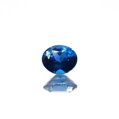 コバルトブルースピネル(宝石名ブルー・スピネル)タンザニア産 0.124ct ソ付(日独)[231225079]3.29x2.74mm前後