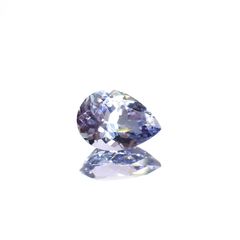 バイカラータンザナイト(宝石名タンザナイト)タンザニア産 0.84ct 識別済[220716998]7.4x5.4mm前後