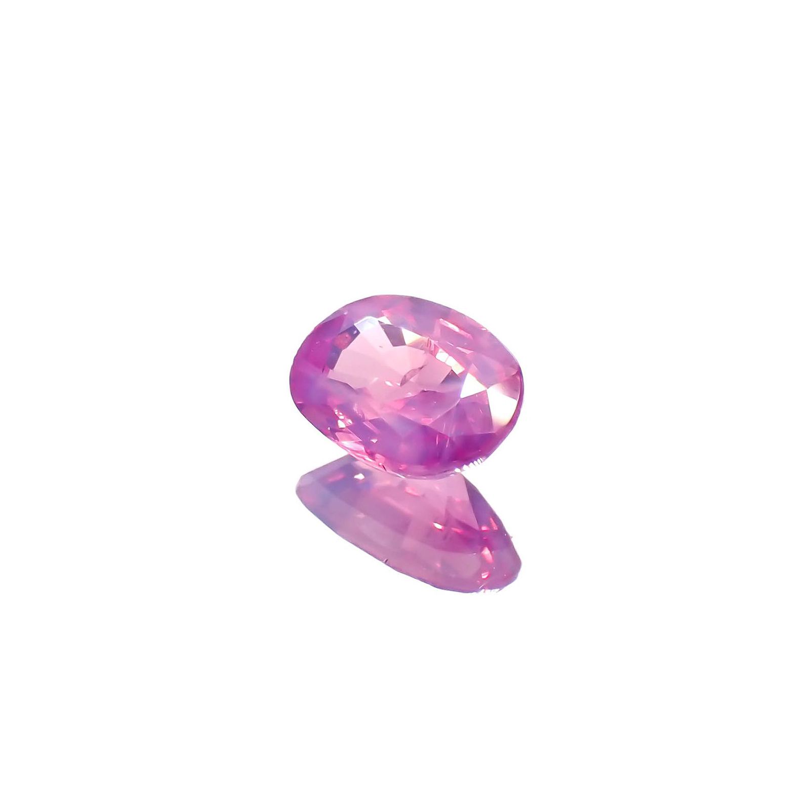 シルキーピンクサファイア 非加熱 ベトナム産 0.44ct[230119855]5.5x3.9mm前後