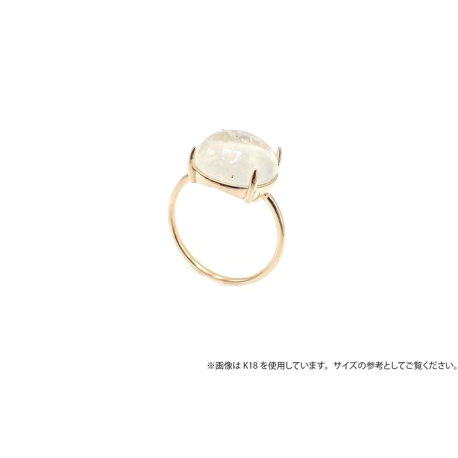 Pt900リング用空枠 ラウンドカボション爪留め つやあり 12mm用 [210913409]