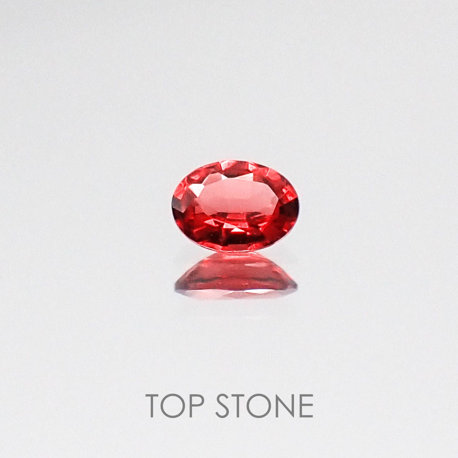 レッドスピネル タンザニア産 ルース 0.14ct[20073930]4×3mm前後