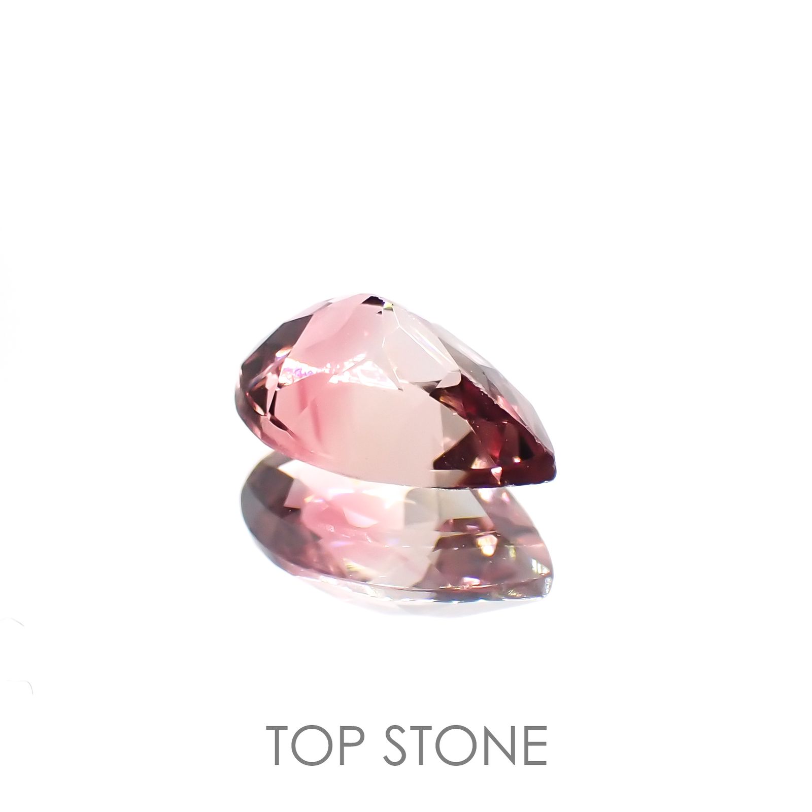 バイカラートルマリン(宝石名バイカラー・トルマリン) コンゴ民主共和国産 1.274ct ソ付(彩珠)[211013604]9×6.1mm前後