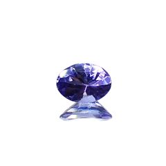 タンザナイト(宝石名タンザナイト)タンザニア産 0.69ct 識別済[240627891]6.7x4.9mm前後