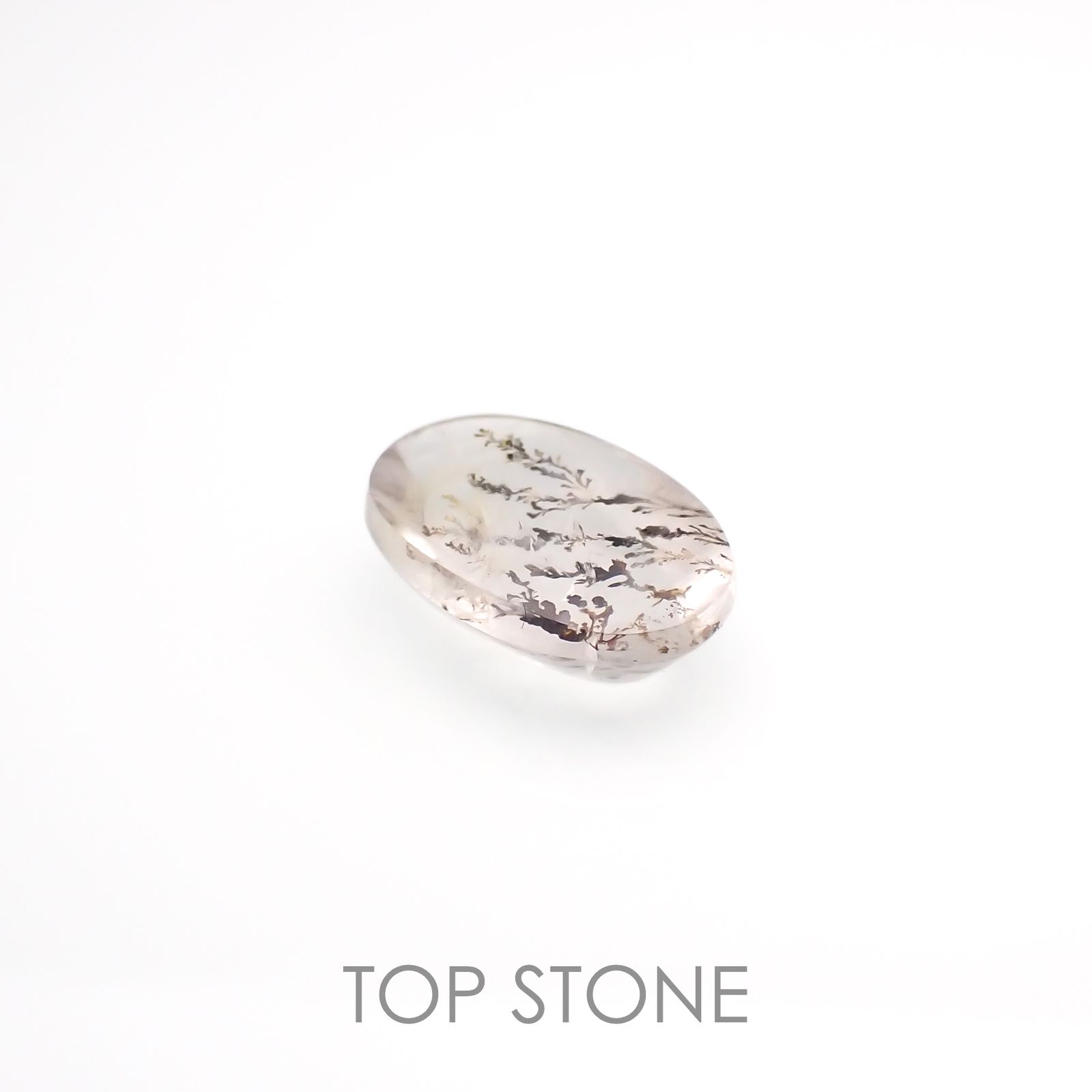 デンドリチッククォーツ ブラジル産 2.68ct[230120001]11.6x7.6mm前後