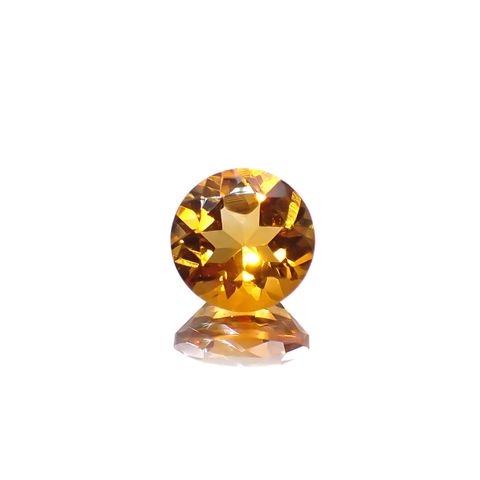 マデイラシトリン ブラジル・ミナスジェライス州産 1.20ct [241029247]7.1x7.1mm前後