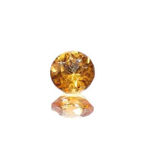 スペサルティンガーネット ナイジェリア産 0.51ct[230923373]4.5x4.4mm前後