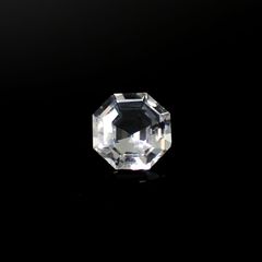 ◇オクタゴンカット◇レムリアンシードクリスタル(保証シール付き) ブラジル産 0.94ct [240326842]6.7x6.7mm前後