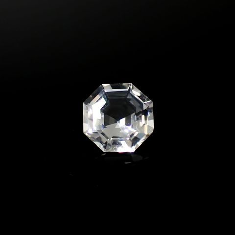 ◇オクタゴンカット◇レムリアンシードクリスタル(保証シール付き) ブラジル産 0.94ct [240326842]6.7x6.7mm前後