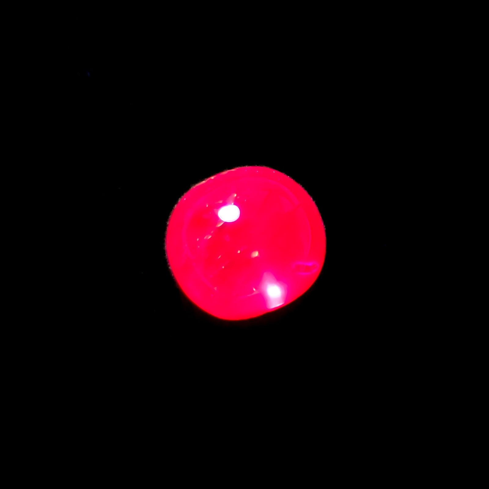 ルビー 非加熱(宝石名ルビー)ビルマ産 0.50ct 識別済[230622356]4.3x3.9mm前後