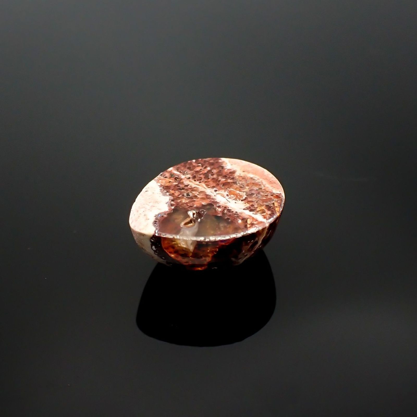 カンテラオパール  メキシコ産 5.16ct / 13.3x11.2mm前後 [251017199]