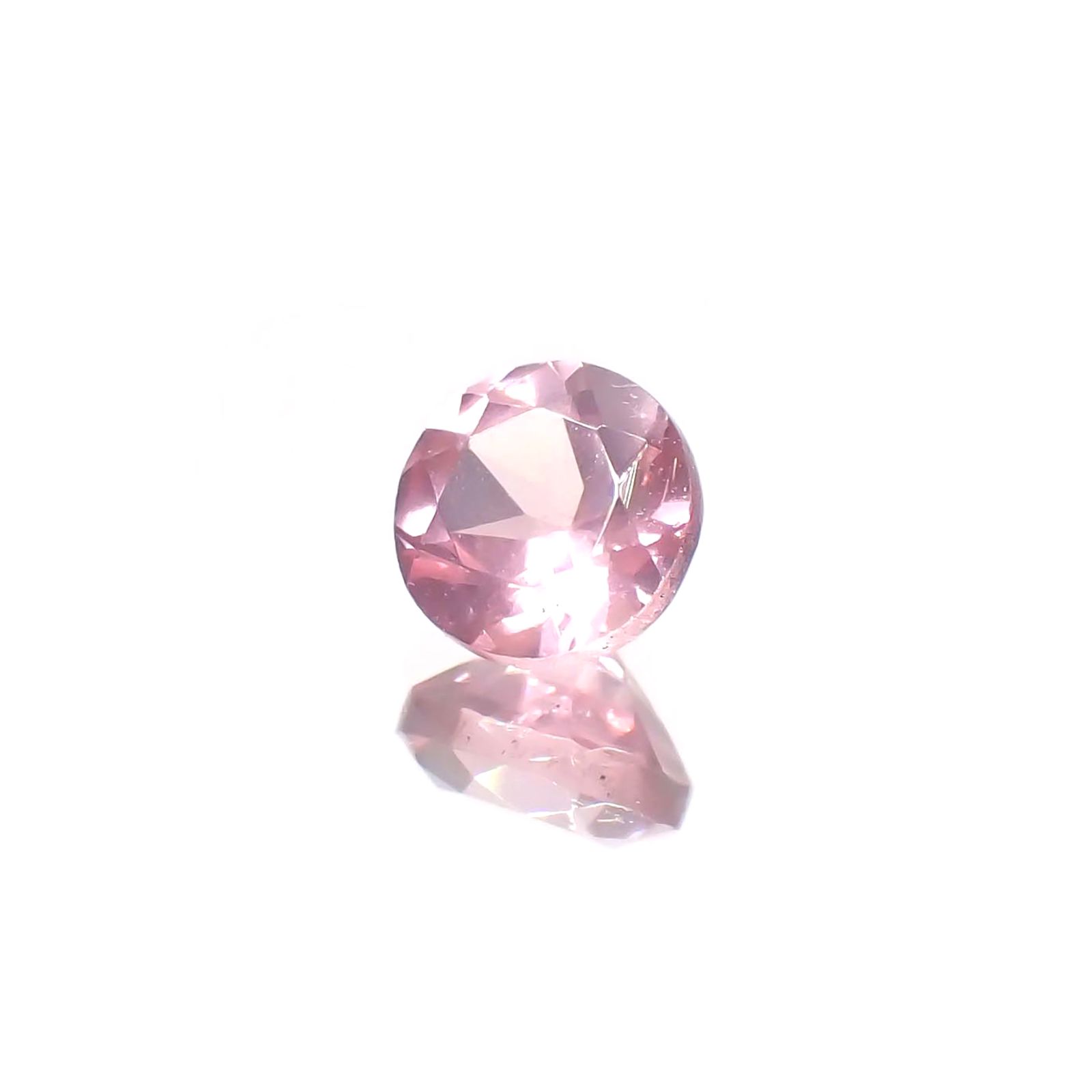 シルキーピンクスピネル タンザニア産 0.48ct [230421576]4.4x4.4mm前後