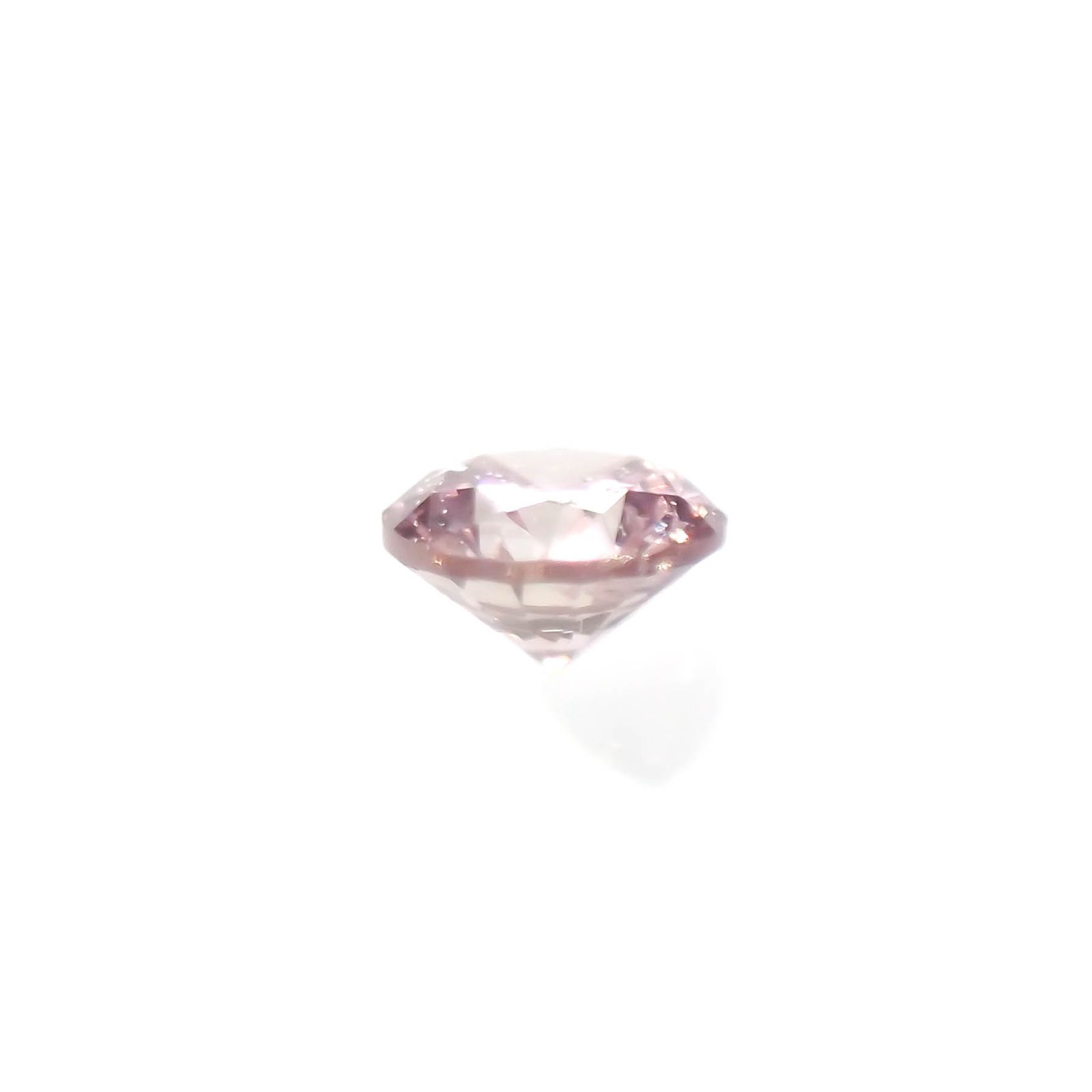 ピンクダイヤモンド(宝石名ダイアモンド I-1/FANCY BROWN PINK) 0.031ct ソ付(CGL)[230321208]1.97x2.02mm前後