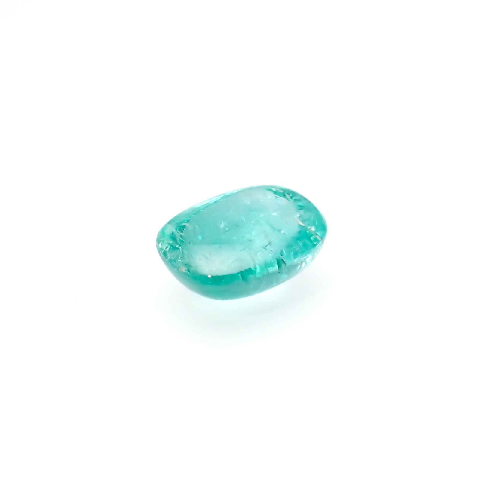 パライバトルマリンキャッツアイ ブラジル産 2.51ct[231224817]9.2x7.2mm前後