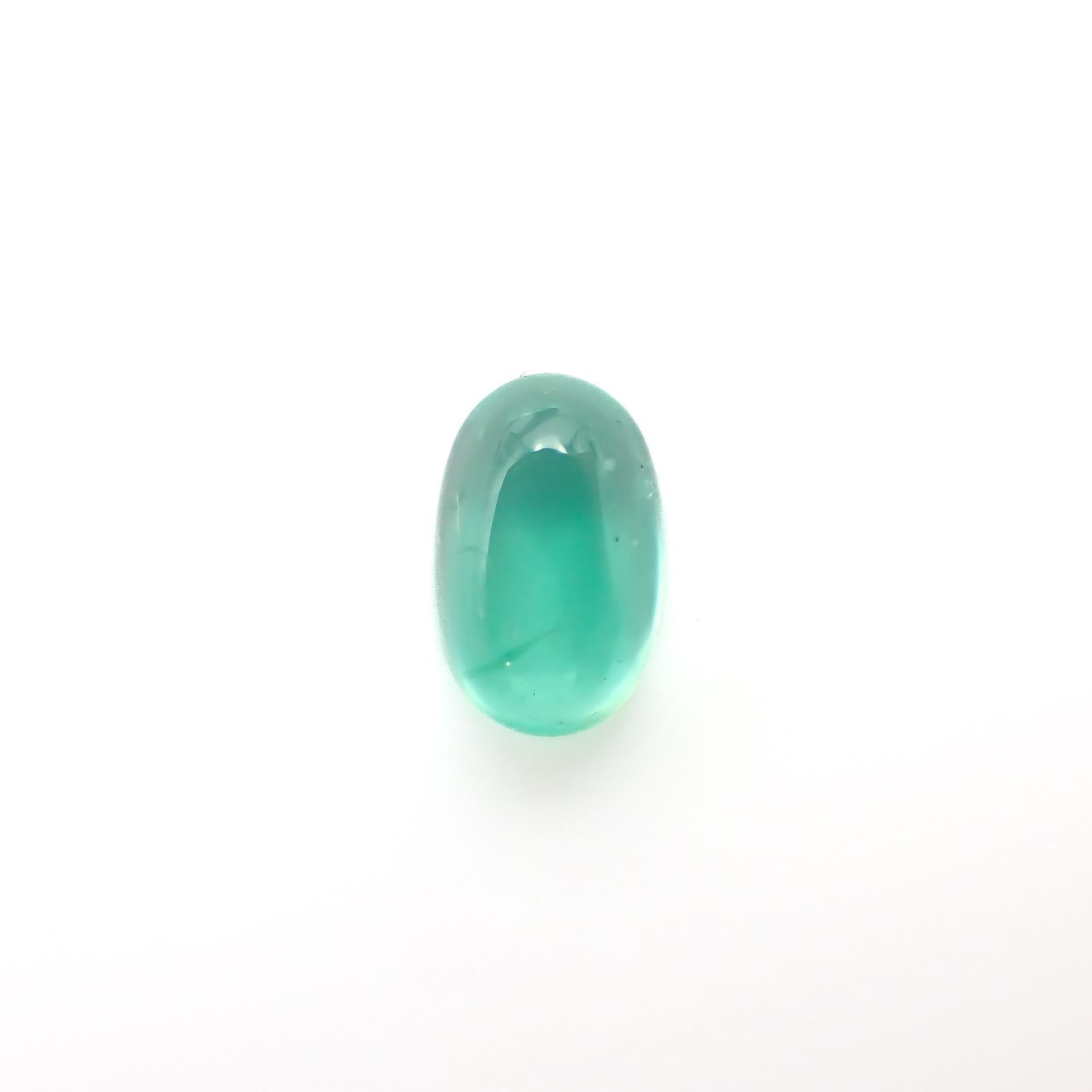 エメラルドキャッツアイ(宝石名エメラルド)コロンビア産 0.78ct 識別済[221018908]7.1x4.5mm前後