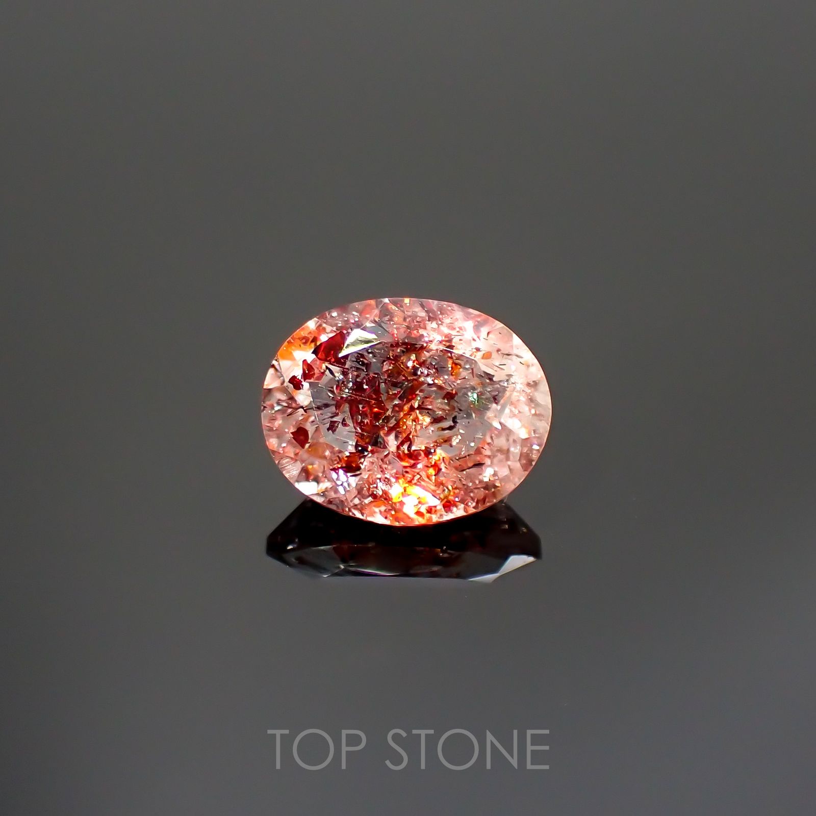 ファイヤークォーツ ナイジェリア産 1.45ct[220114753]8.7x6.8mm前後