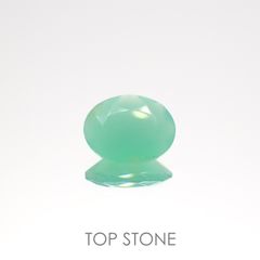 グリーンオパール 南アフリカ産 0.77ct[220717056]7.9x6.1mm前後