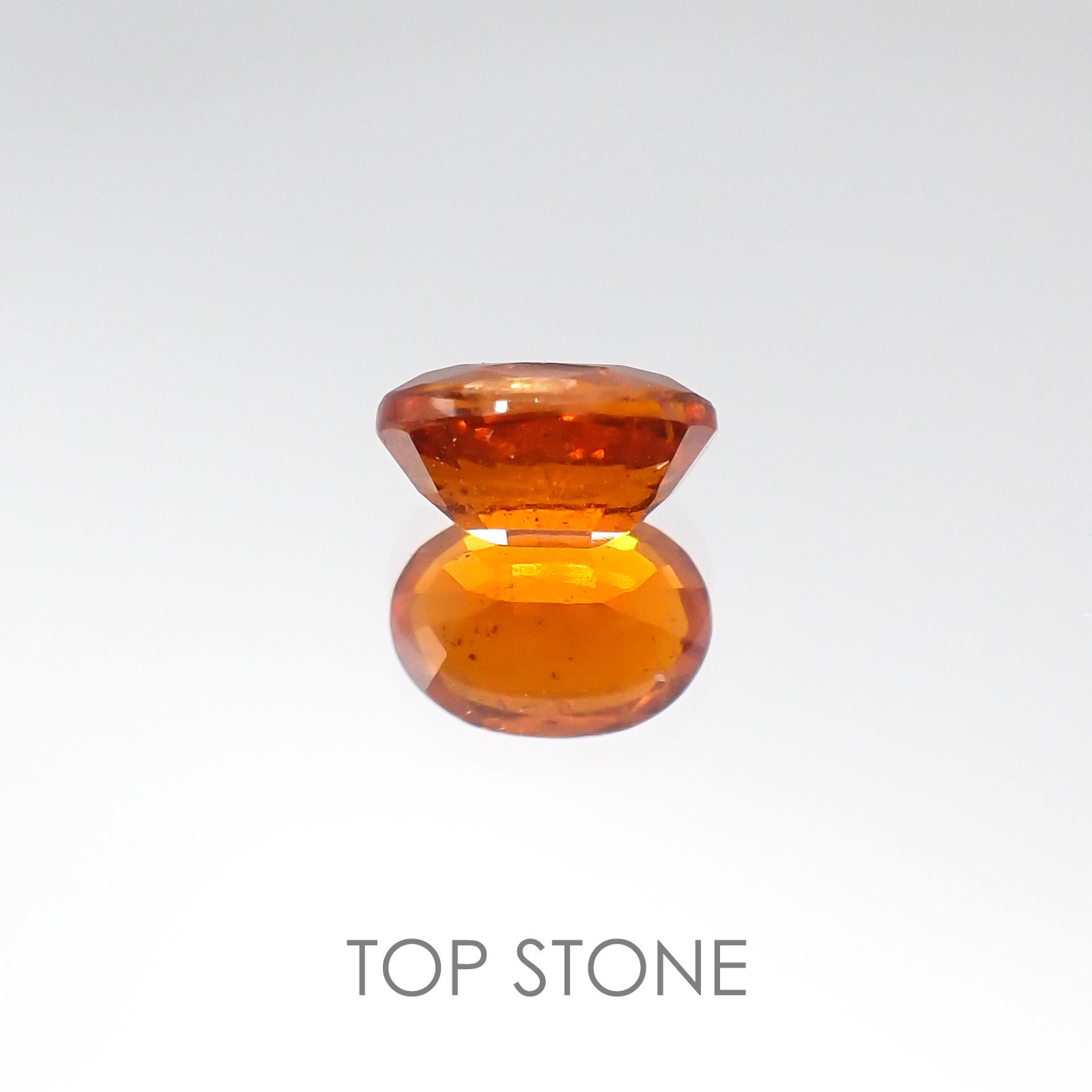 オレンジカイヤナイト タンザニア産 ルース 1.15ct[20105994]7.1×5.2mm前後