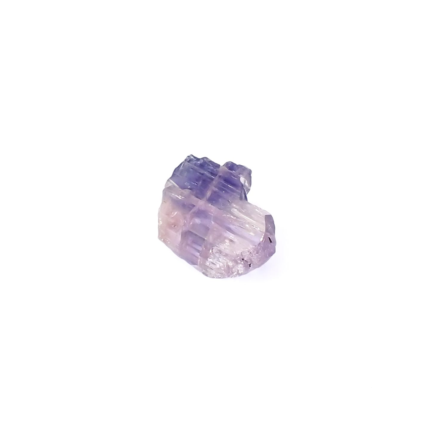 バイカラータンザナイト 原石 タンザニア産 4.24ct[231224987]12.6x9.9mm前後