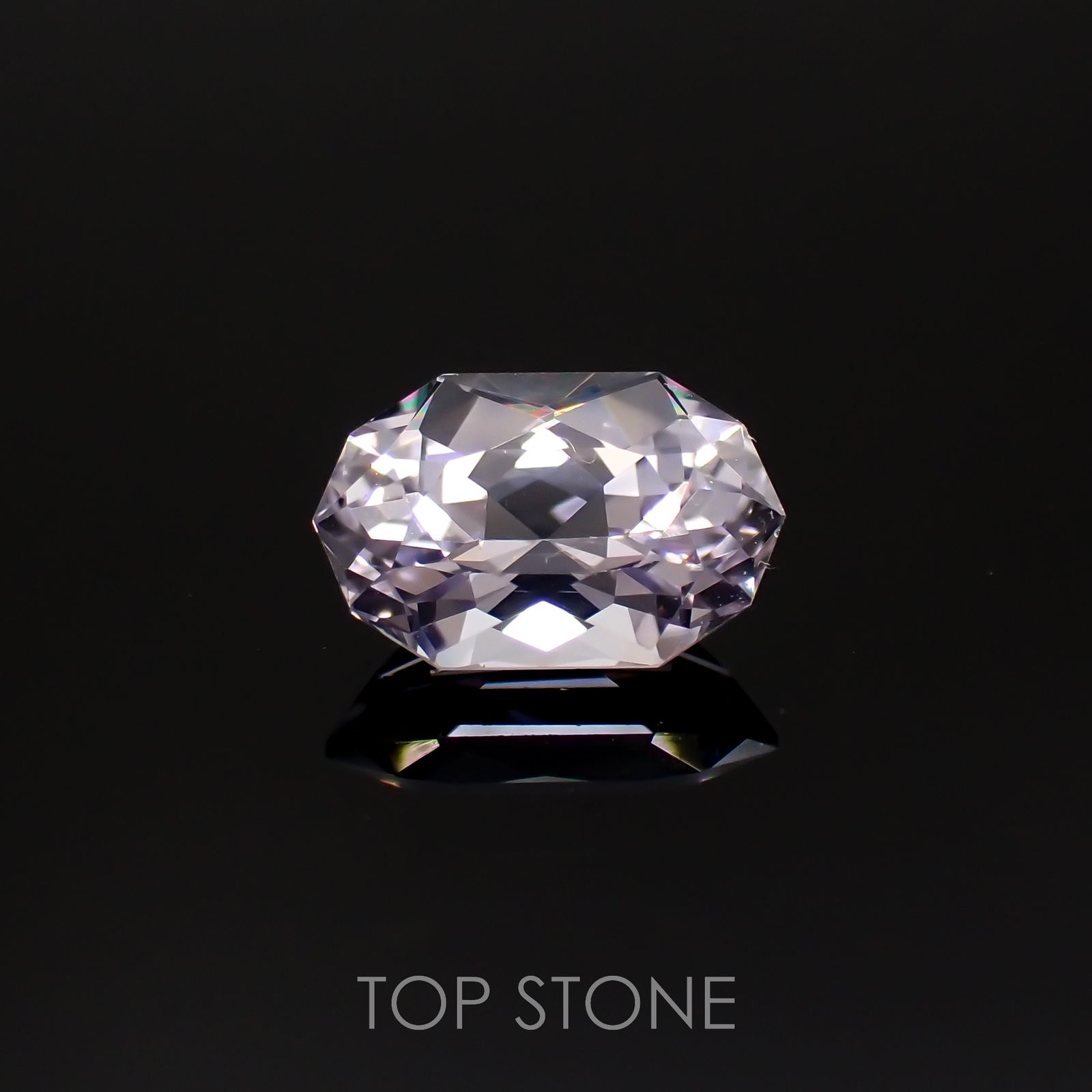 ◇カスタムカット◇アイスラベンダーサファイア(宝石名サファイア)スリランカ/マダガスカル産 1.20ct 識別済[220817478]7.7x5mm前後