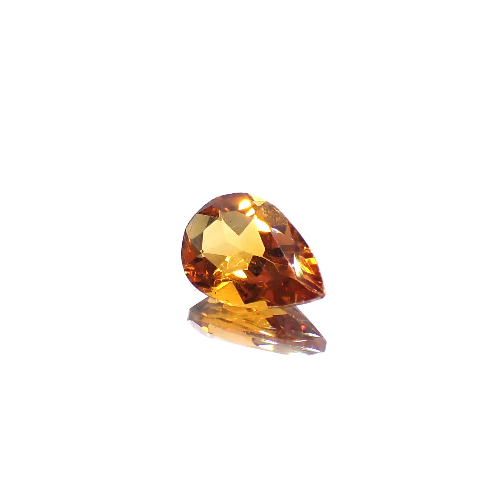 マデイラシトリン ブラジル・ミナスジェライス州産 0.99ct [250630587]8.9x6.1mm前後