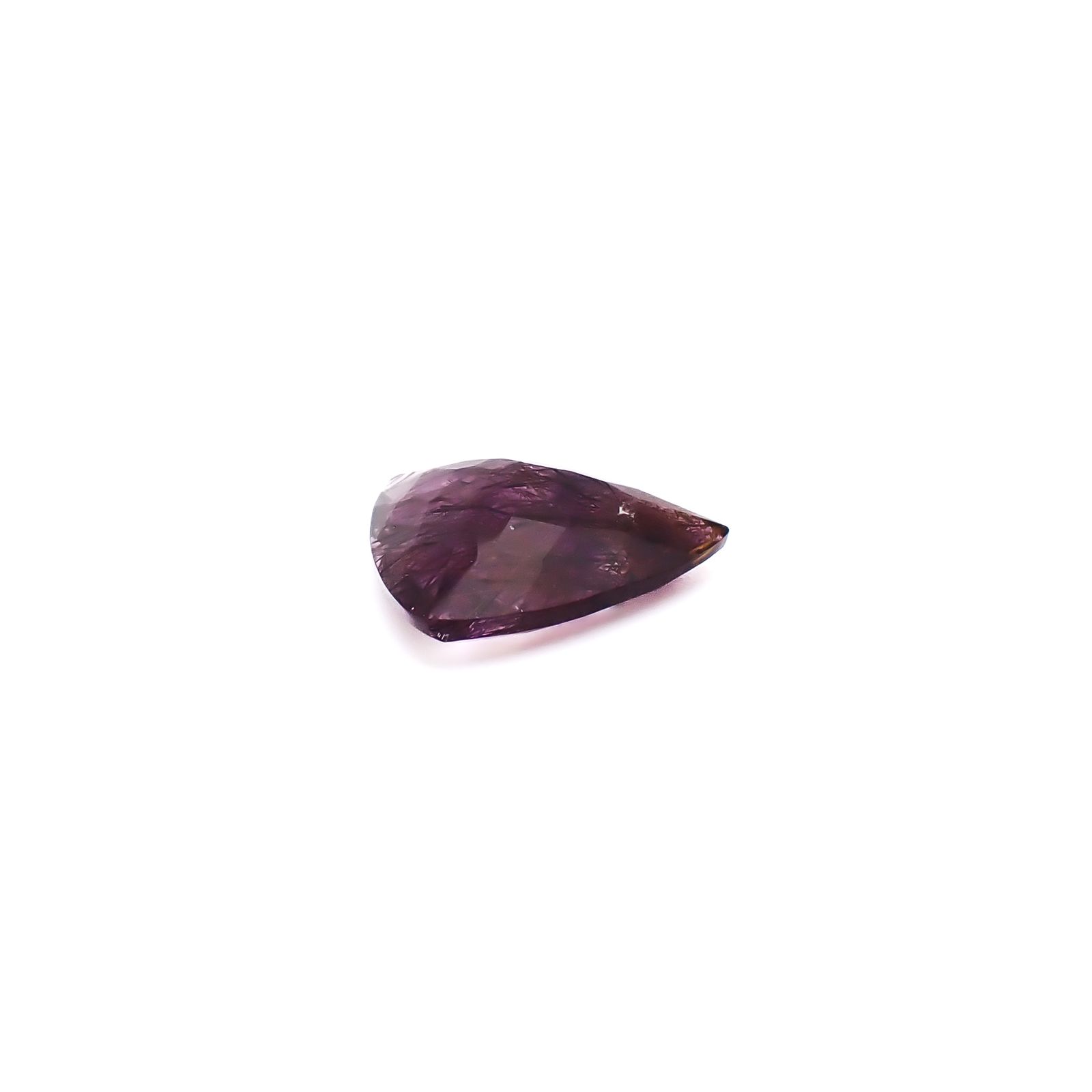 アメジストエレスチャル ブラジル産 4.61ct / 13.7x14mm前後 [260933033]