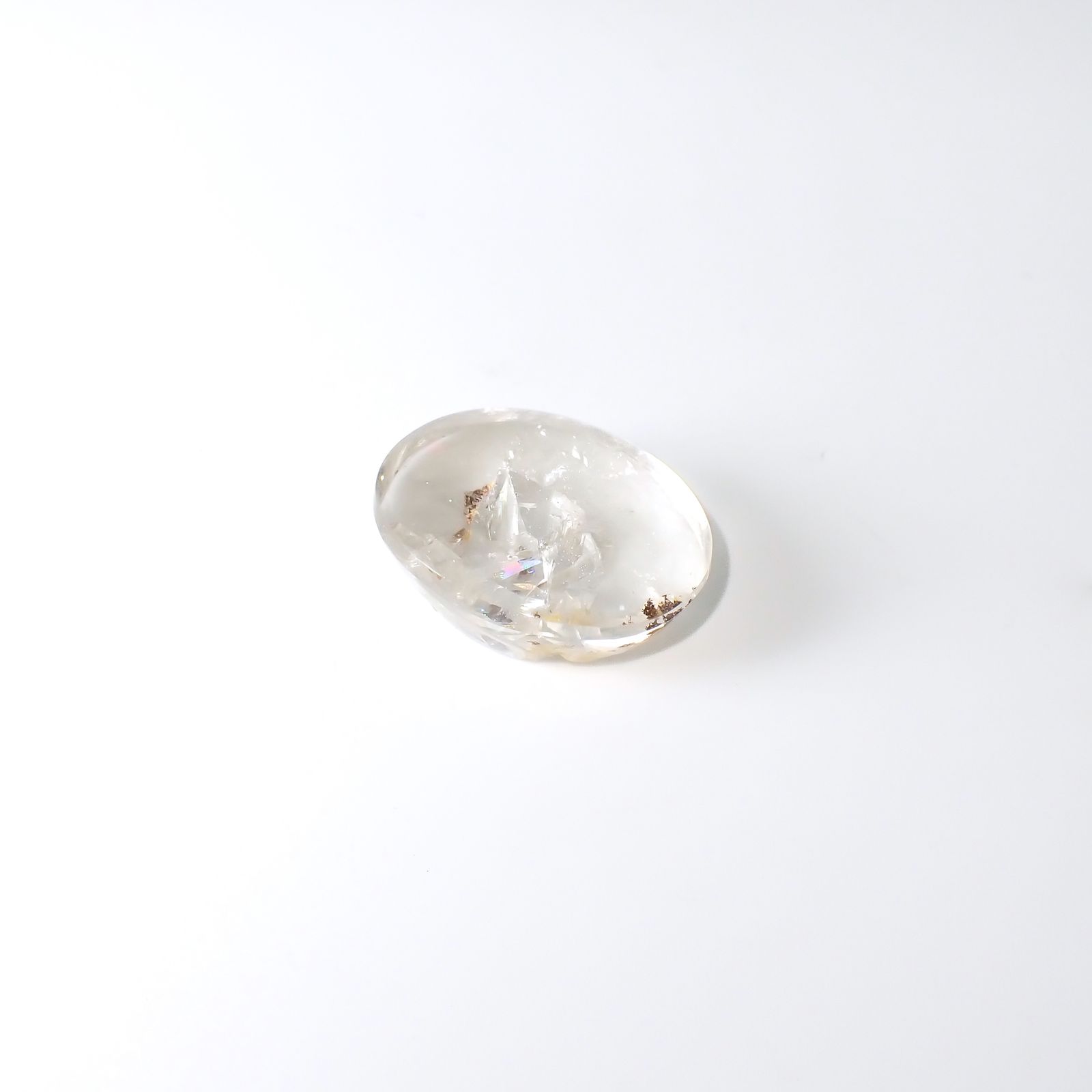 マニフェストインクォーツ ブラジル産 57.38ct[240125663]27.9x22.2mm前後