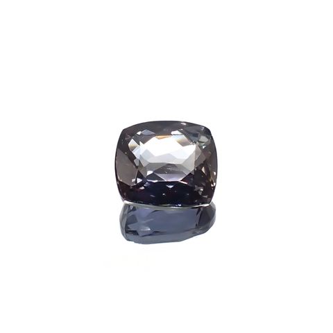 バイカラータンザナイト(宝石名タンザナイト) タンザニア産 ソ付(彩珠) 2.015ct / 7.6x6.9mm前後 [210711828]