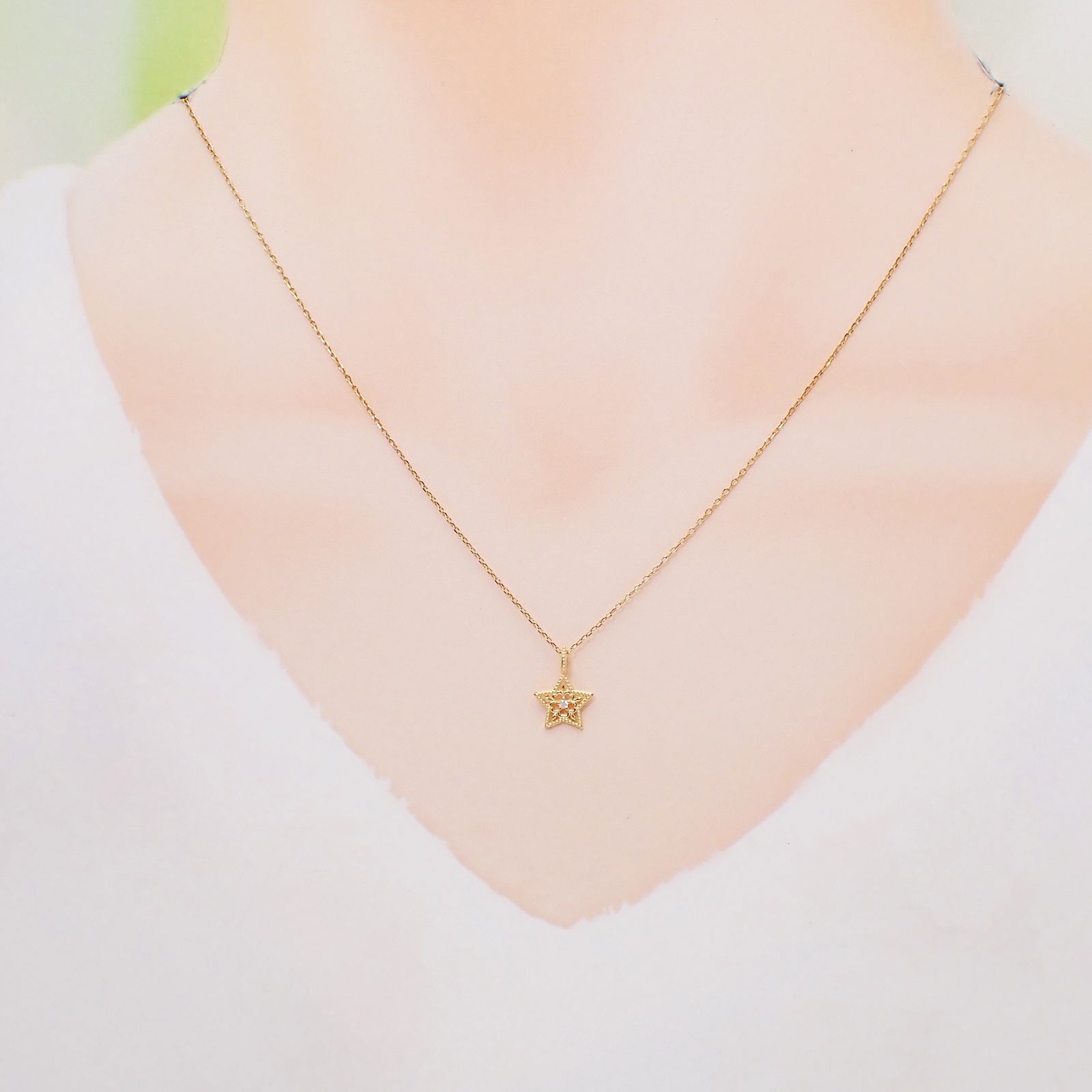 ◇K18/K10 Beata（ビィータ）◇スター [ラッキーチャーム/ペンダントトップ※チェーン別売り]