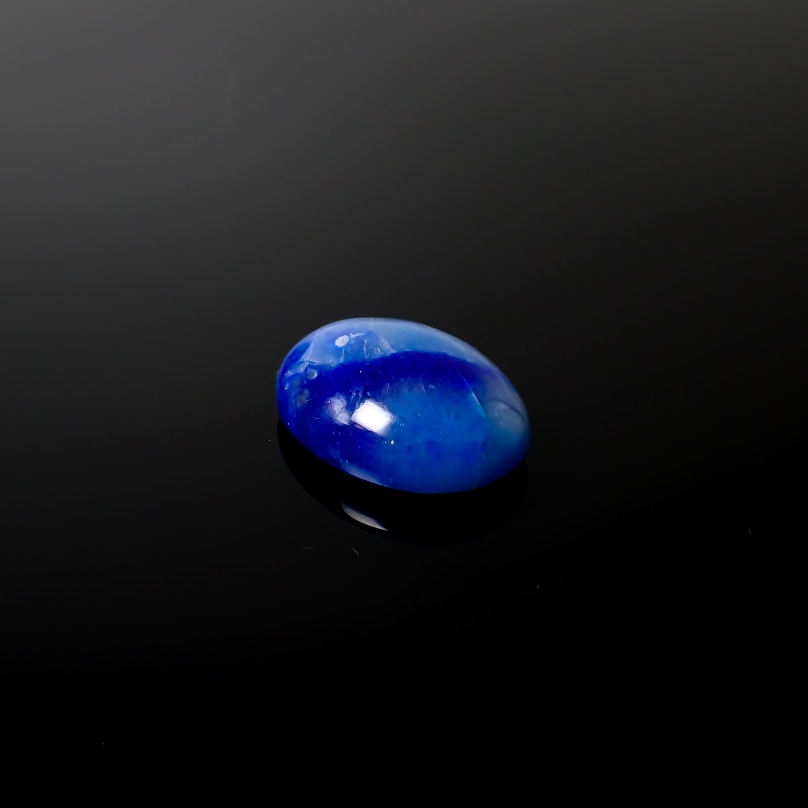 ラズライト青金石(ラズライトwithアフガナイト/ソーダライト) アフガニスタン産 19.37ct[240628459]21.6x15.6mm前後