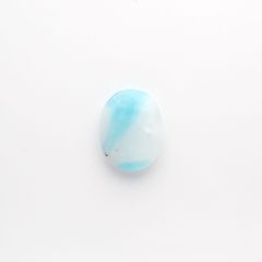 パライバトルマリンインクォーツ(宝石名トルマリンインクォーツ/別名パライバ・トルマリンインクォーツ) ブラジル産 1.08ct 識別済[210812960]8.8×6.9mm前後
