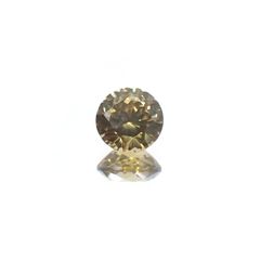 イエロージルコン(宝石名ジルコン) スリランカ/カンボジア産 0.80ct 識別済[210510692]5.2×5.1mm前後