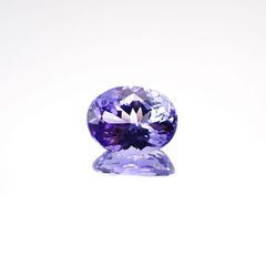 タンザナイト(宝石名タンザナイト)タンザニア産 1.75ct 識別済[230723010]8.5x6.7mm前後