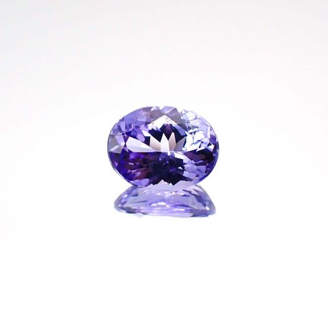 タンザナイト(宝石名タンザナイト)タンザニア産 1.75ct 識別済[230723010]8.5x6.7mm前後