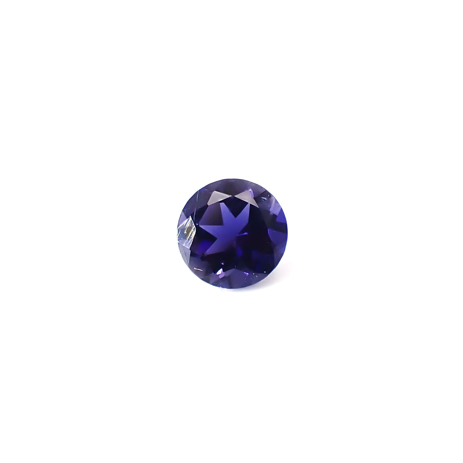アイオライト タンザニア産 1.11ct / 7.2x7.1mm前後 [260231745]
