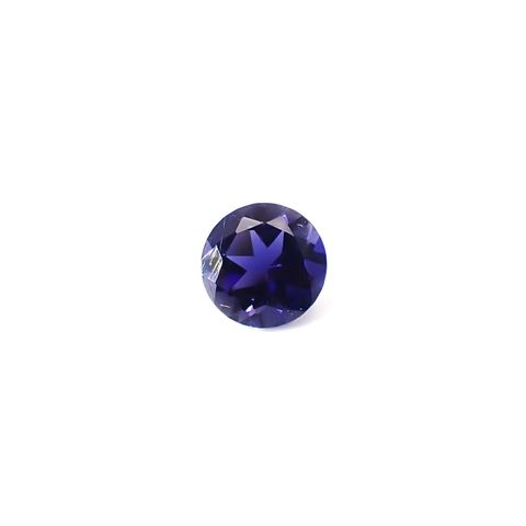 アイオライト タンザニア産 1.11ct / 7.2x7.1mm前後 [260231745]