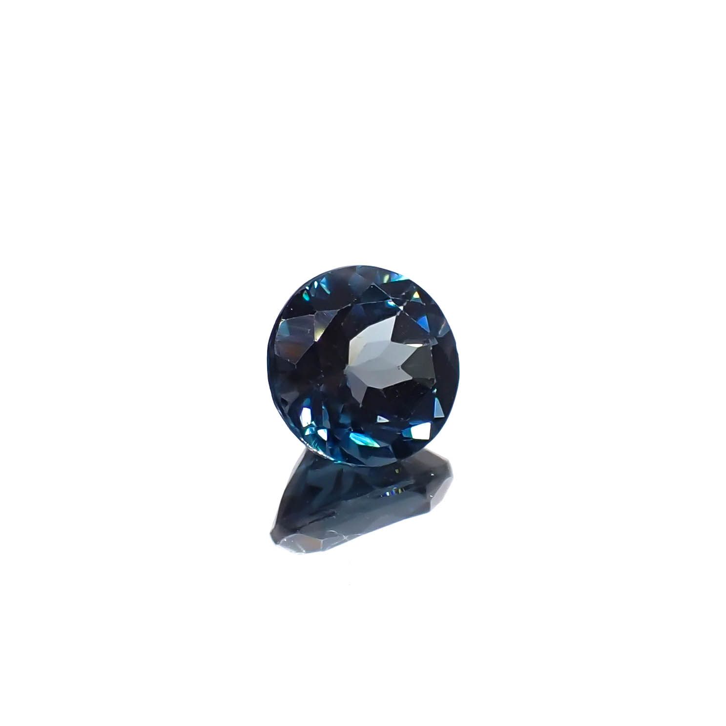 ロンドンブルートパーズ ブラジル産 2.40ct[240326789]7.9x7.9mm前後