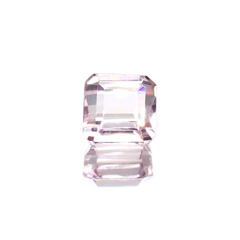 クンツァイト(宝石名クンツァイト)アフガニスタン産 4.04ct 識別済[250115229]8.1x8.1mm前後