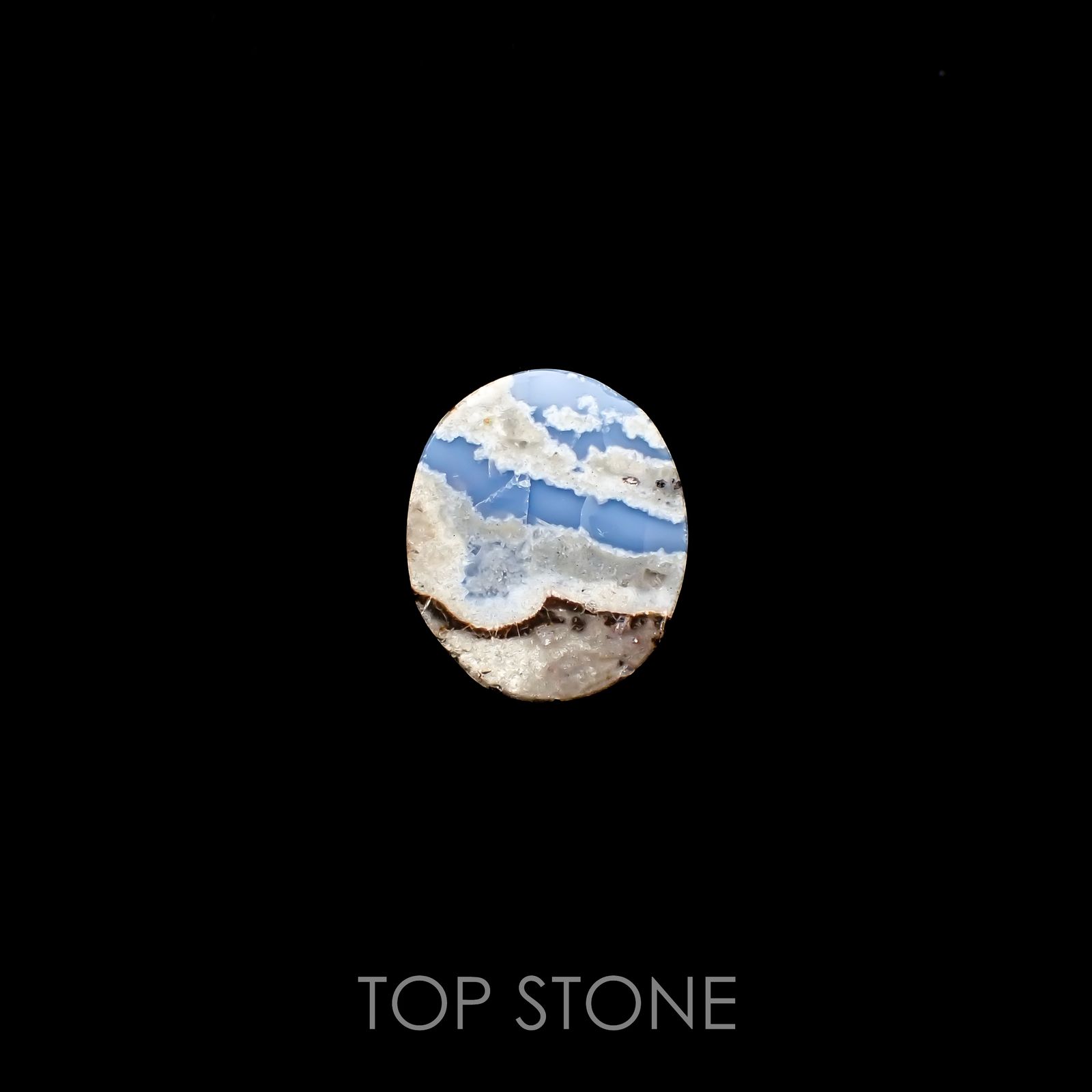 マトリックスブルーオパール アメリカ・オレゴン州産 3.52ct[220917809]12.1x10.3mm前後