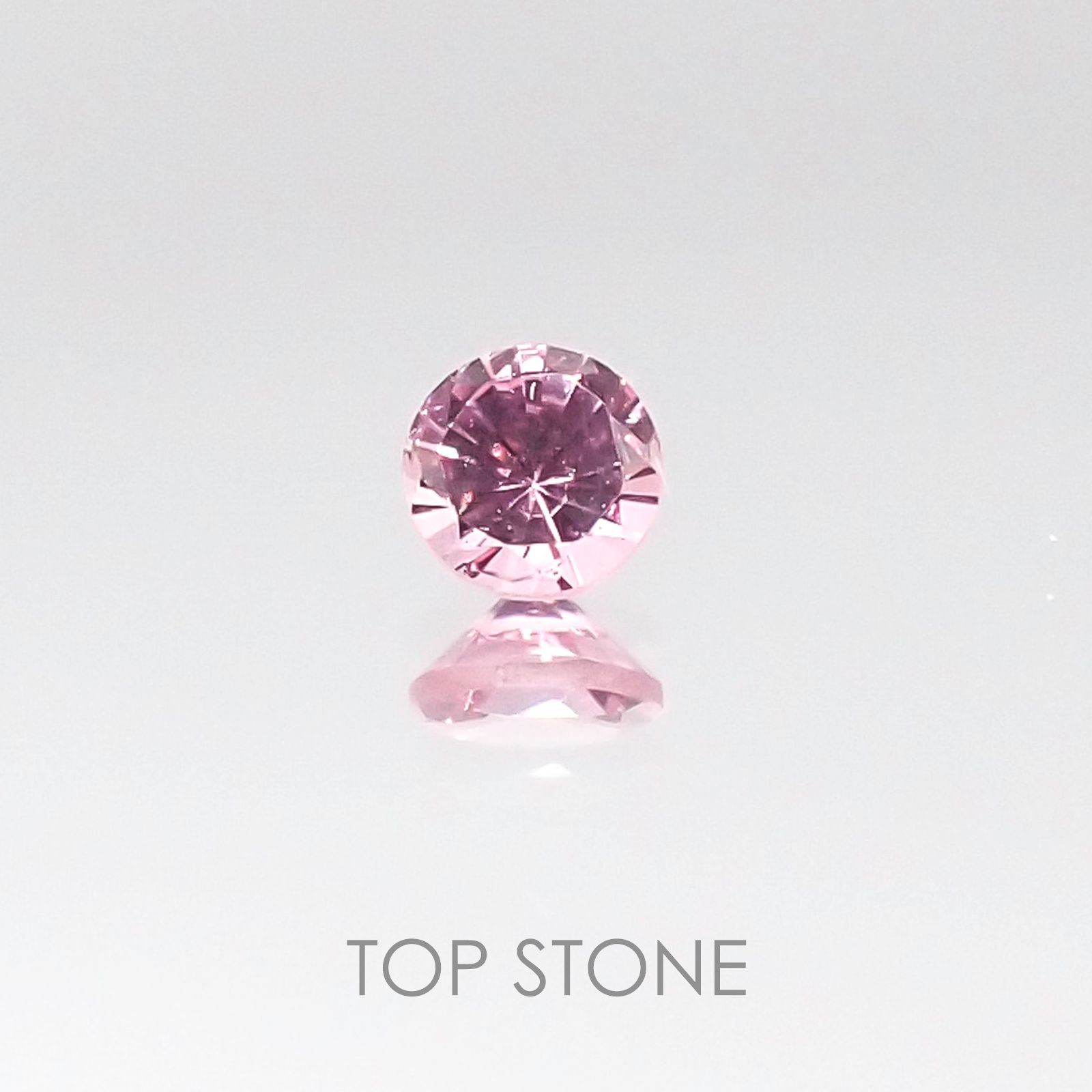 ピンクスピネル(宝石名ピンク・スピネル) タンザニア産 0.17ct 識別済[20106033]3.3×3.3mm前後