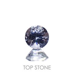 グレイッシュブルースピネル(宝石名スピネル)ビルマ/マダガスカル産 0.23ct 識別済[221219509]3.6x3.6mm前後