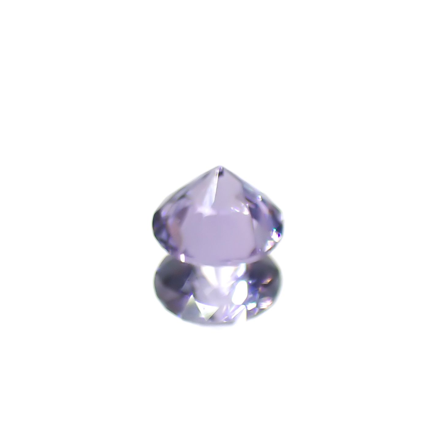 バイオレットスピネル(宝石名スピネル)ビルマ/マダガスカル産 0.42ct 識別済[241029270]4.5x4.5mm前後