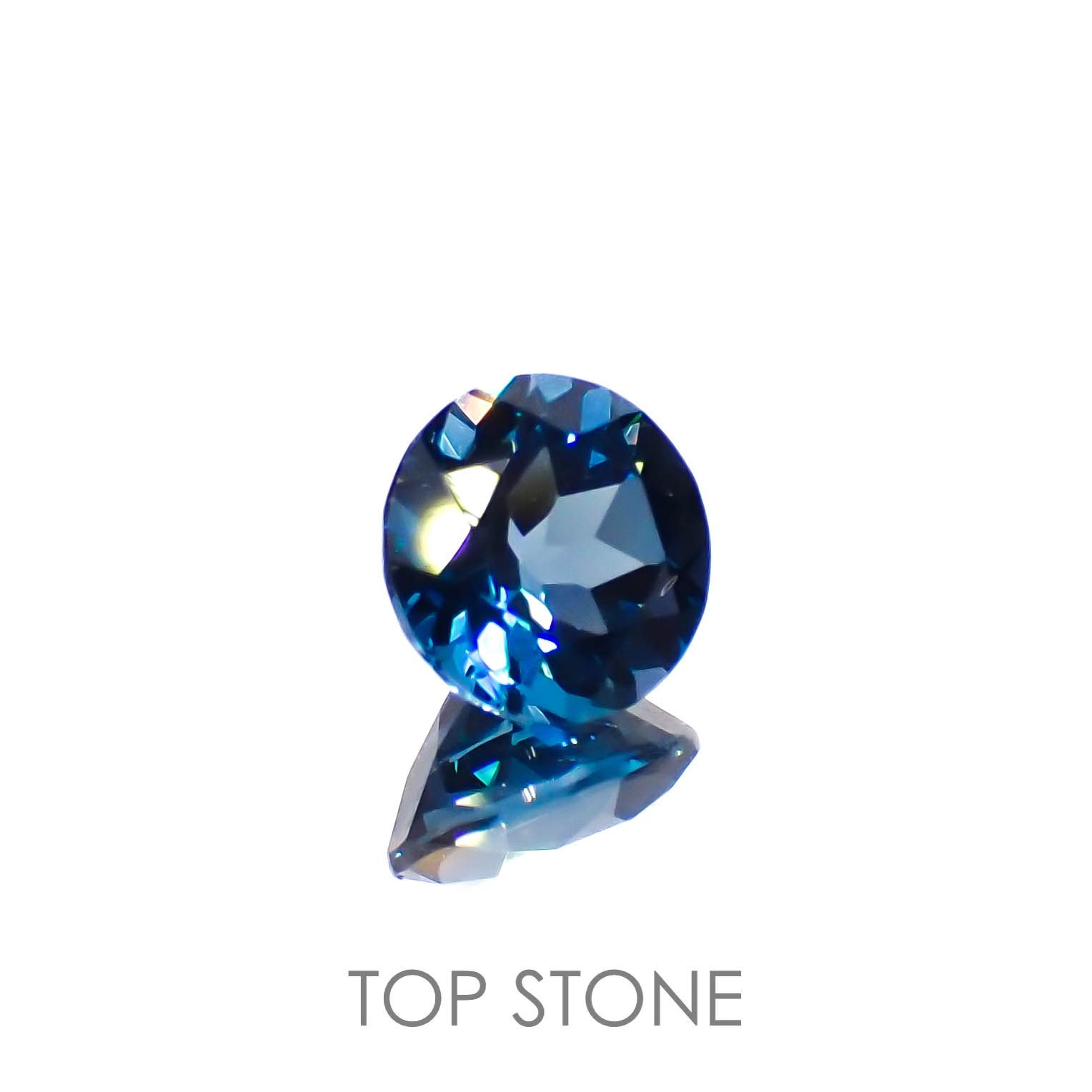 ロンドンブルートパーズ ブラジル産 1.57ct[221219296]7x7mm前後