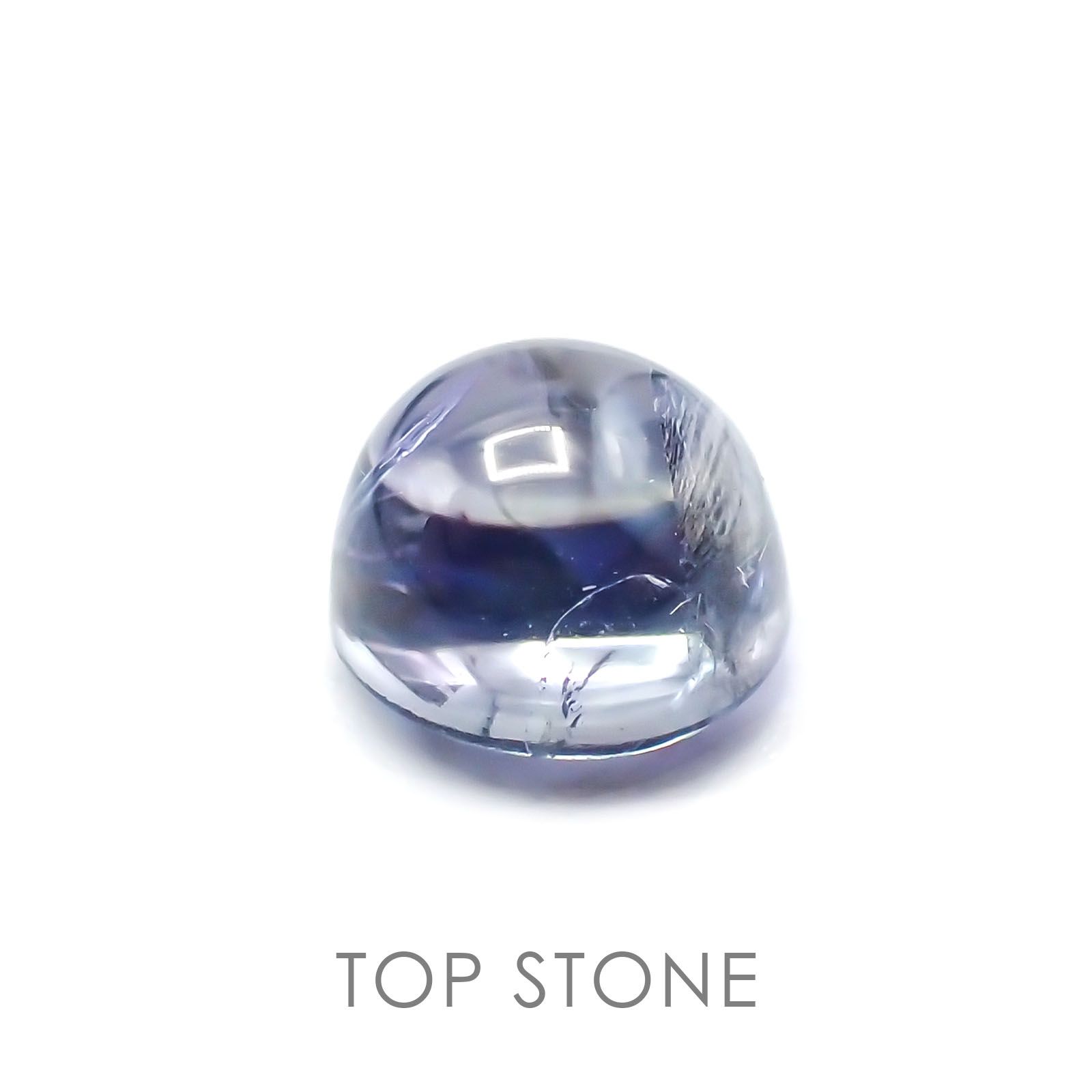 バイカラータンザナイト(ゾイサイト) 非加熱 タンザニア産 ルース 2.14ct[21018528]6.9×6.9mm前後
