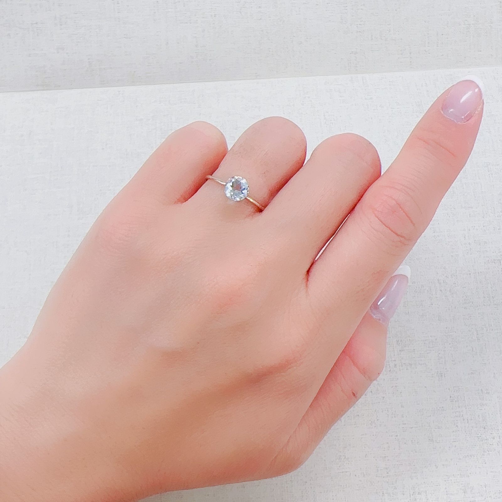 ゴッシェナイト パキスタン・ヒマラヤ産 0.86ct[230421846]6.1x6.1mm前後