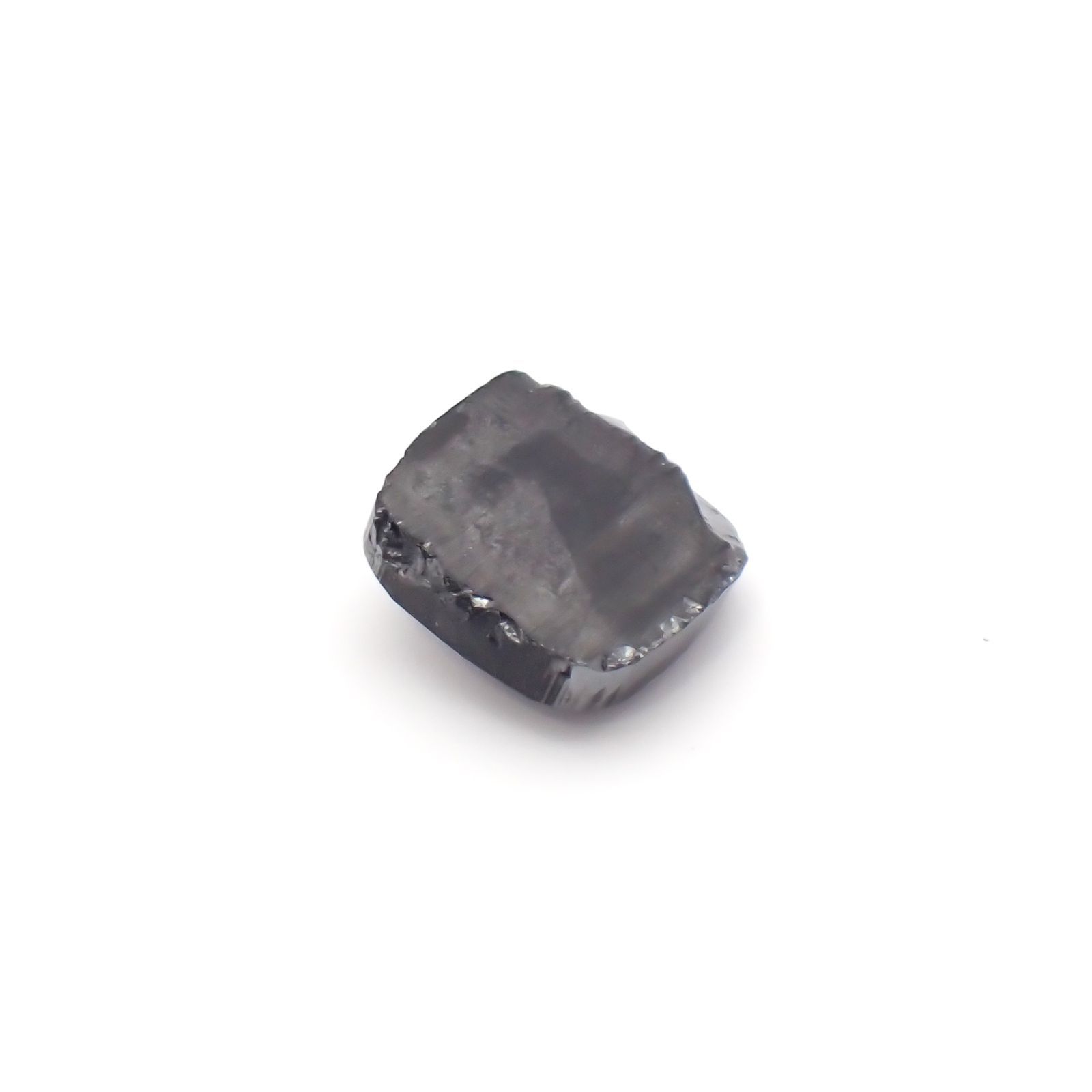 ブラックダイヤモンド(宝石名ダイアモンド) ジンバブエ産 0.34ct 識別済[210812798]4.1×4.1mm前後