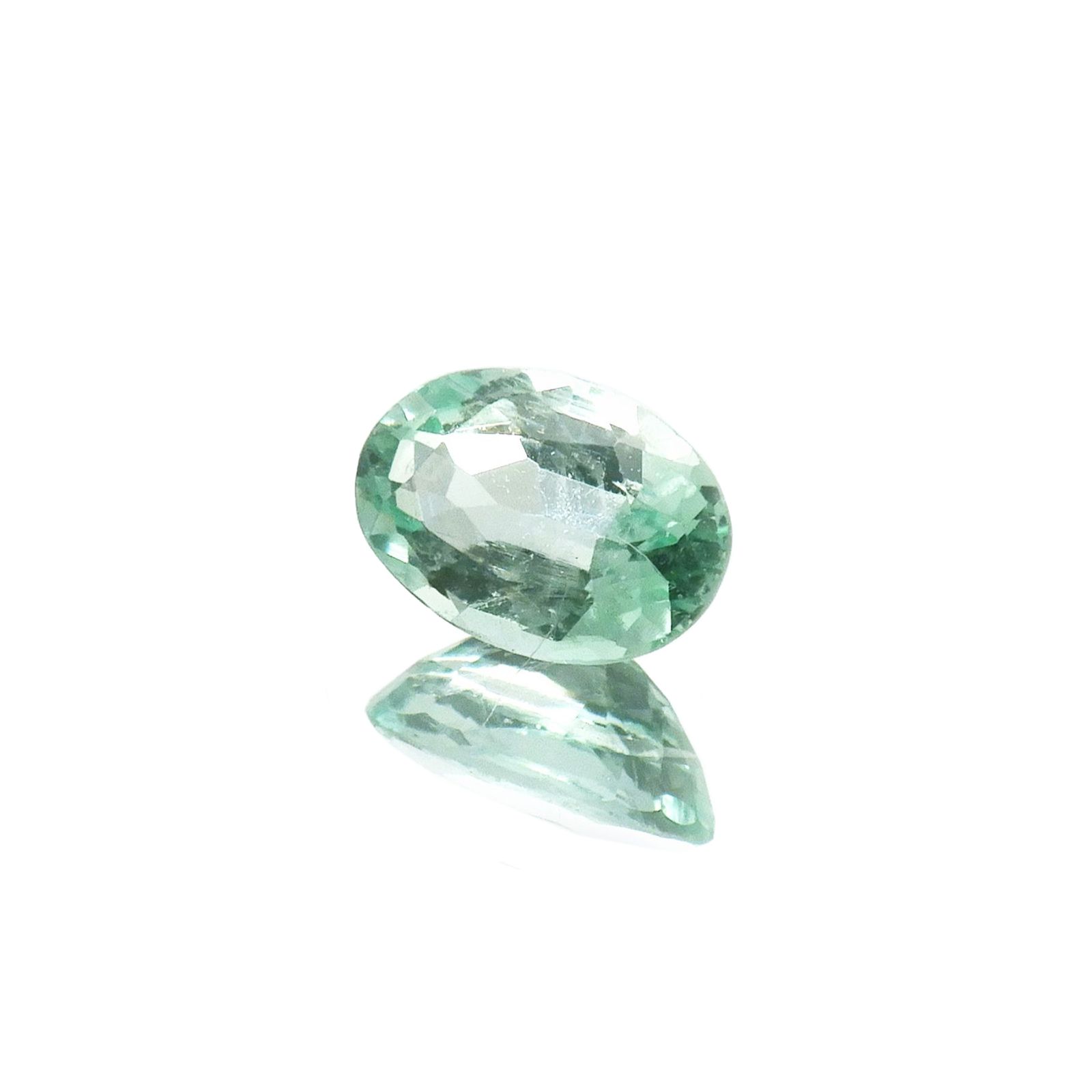 パステルカラーエメラルド コロンビア/ブラジル産 0.33ct [250817235]5.7x3.9mm前後