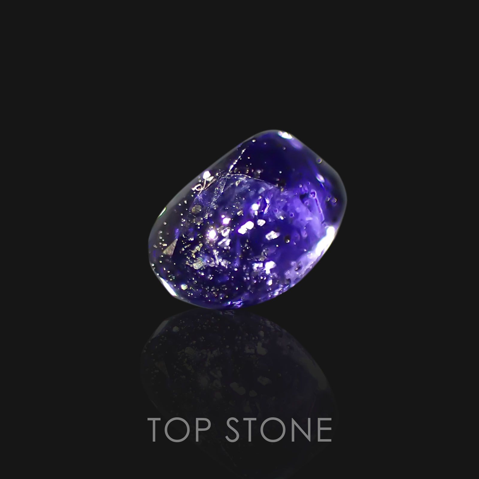 アイオライトサンストーン ブラジル産 ルース 0.54ct[21049238]6.3×4.5mm前後