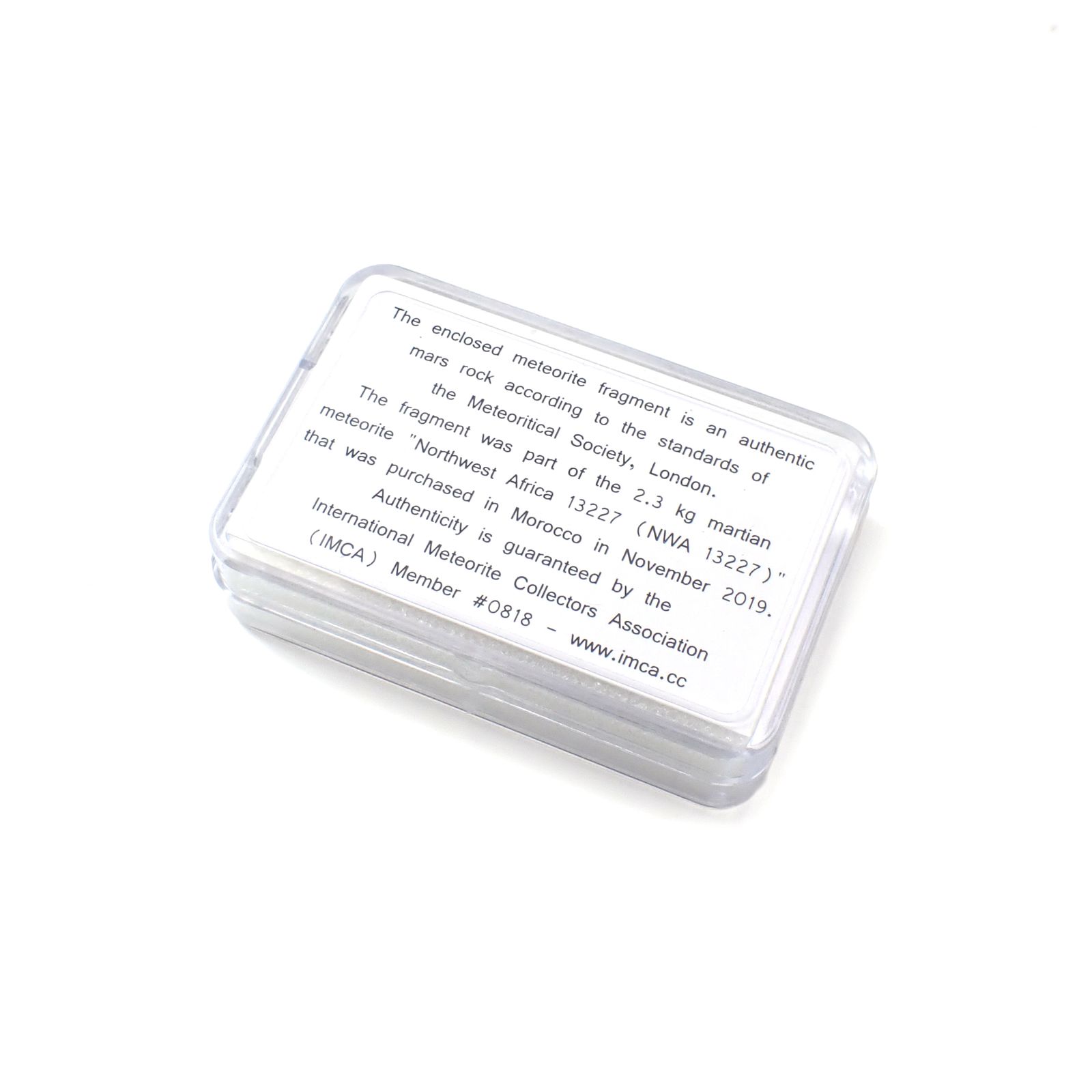 <ランダムセレクト1個販売>火星の石-TISSINT- 原石 約0.03-0.06ct[221219556]2.0-3.0x2.0-3.0mm前後